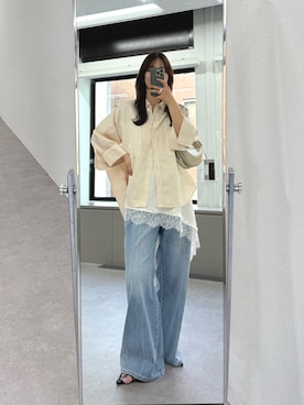 「RIVE DROITE（リヴドロワ）のアイテム（バッグ）」を使った、YUIさん（レディース・165cm）の春コーディネート