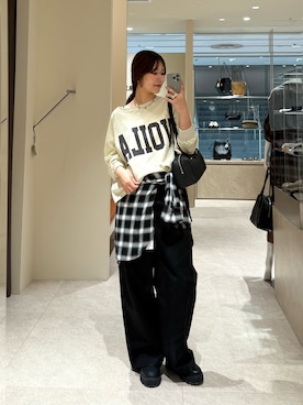 YUIさん（骨格ナチュラル・レディース・165cm）の秋コーディネート