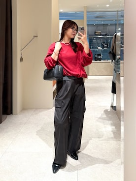 「アイテム（スウェット）」を使った、YUIさん（レディース・165cm・20代）の夏コーディネート