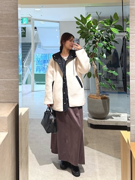 「アイテム（その他アウター）」を使った、YUIさん（レディース・165cm・20代）の秋コーディネート