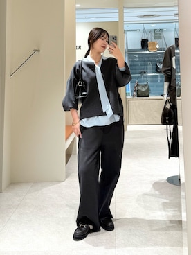 「アイテム（スウェットパンツ）」を使った、YUIさん（レディース・165cm・20代）の冬コーディネート