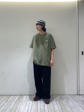 「LMCのアイテム（帽子）」を使った、ウマさん（メンズ・171cm）の夏コーディネート