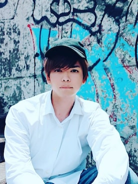 「RVCA（ルーカ）のアイテム（帽子）」を使った、ree_eeeさん（メンズ・170cm）の夏コーディネート