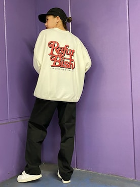 「アイテム（カーゴパンツ）」を使った、komaki0913さん（レディース・158cm・10代）の秋コーディネート