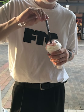 「FTC（エフティーシー）のアイテム（トップス）」を使った、タネマナトさん（メンズ・183cm）の春コーディネート