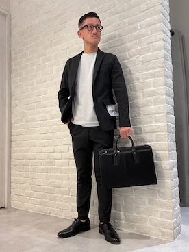 「アイテム（ドレスシューズ）」を使った、nobgさん（メンズ・171cm）の夏コーディネート