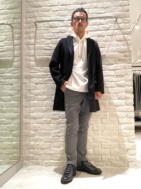 「レザーブーツ」｜nobgさん（メンズ・171cm）の秋コーディネート