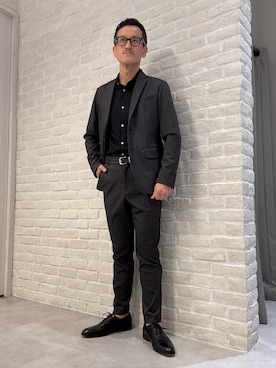 「アイテム（ドレスシューズ）」を使った、nobgさん（メンズ・171cm）の秋コーディネート