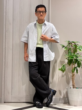 「オフィスコーデ」｜nobgさん（メンズ・171cm）の夏コーディネート