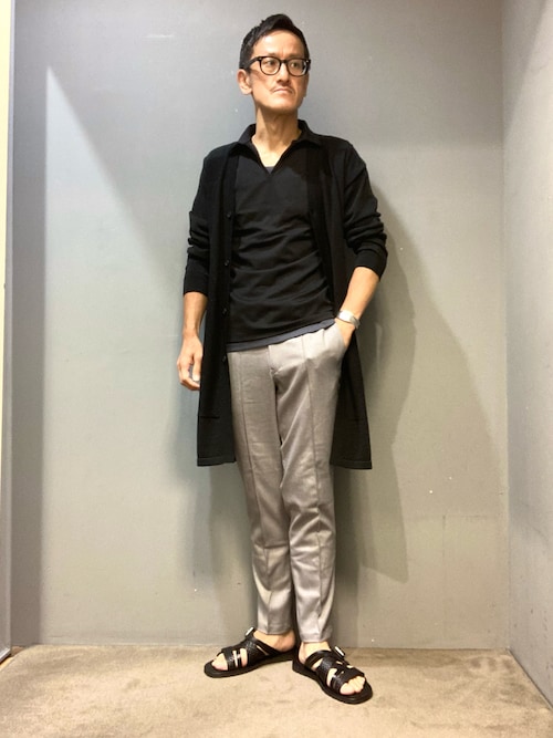 5351 POUR LES HOMMES ブラック ロングカーディガン 楽天市場】【SALE／20%OFF】綿ニット ロング カーディガン 5351POUR