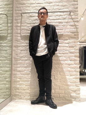 「ライダースコーデ」｜nobgさん（メンズ・171cm）の秋コーディネート