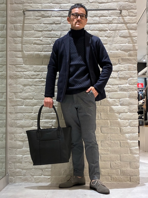 【極美品】ALFREDO BANNISTER ビジネストートバッグ 黒 A4 ヘキサゴン レザー トートバッグ｜alfredoBANNISTER / アルフレッド