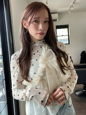 「SETUP7（セットアップセブン）のアイテム」を使った、Runaさん（レディース・150cm）の秋コーディネート