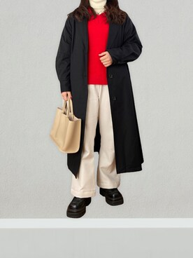 「MOUSSY（マウジー）のアイテム（テーラードジャケット）」を使った、yuri さん（レディース・147cm）の秋コーディネート