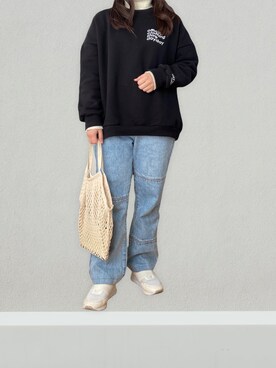「MARC JACOBS（マークジェイコブス）のアイテム（スニーカー）」を使った、yuri さん（レディース・147cm）の秋コーディネート