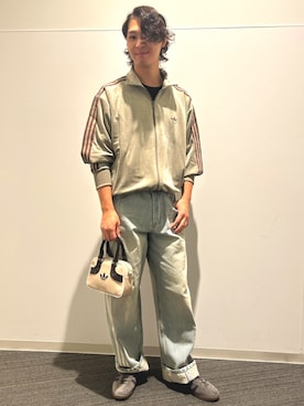 「アイテム（ジャージ）」を使った、　MYさん（メンズ・178cm）の秋コーディネート