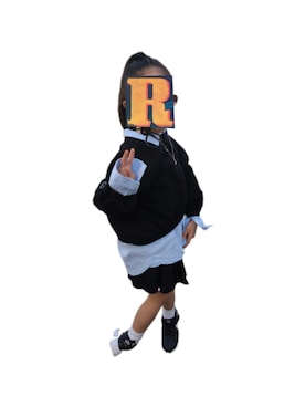 「アイテム（バッグ）」を使った、piyomoto12さん（キッズ・110cm）の秋コーディネート