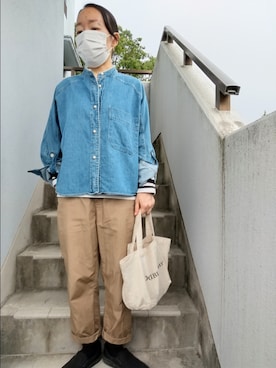 「blanc basque（ブランバスク）のアイテム（ジャケット/アウター）」を使った、20230802kkさん（レディース・152cm）の秋コーディネート