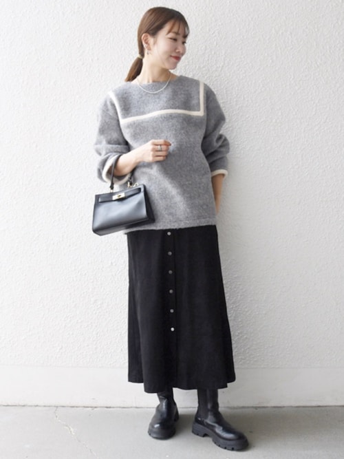 SHIPS any: バイカラー セーラー デザイン プルオーバー（Tシャツ