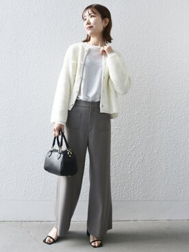 机さん（レディース・166cm）の冬コーディネート