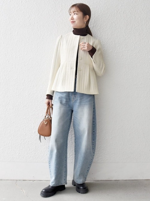 SHIPS any:〈手洗い可能〉デリケート リブ タートルネック ニット プル