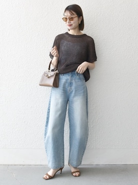 「SHIPS any（シップス エニィ）のアイテム」を使った、机さん（レディース・166cm）の夏コーディネート