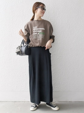 「アイテム（キーケース/キーアクセサリー）」を使った、机さん（レディース・166cm）の夏コーディネート