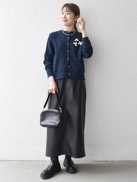 「ビジュー」｜机さん（レディース・166cm）の秋コーディネート