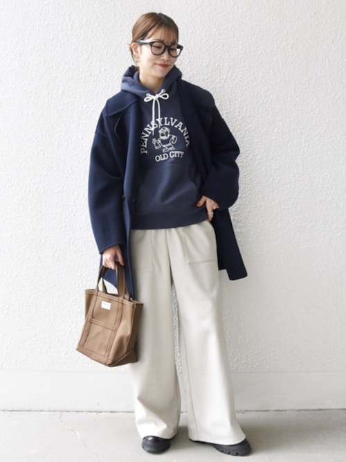 SHIPS any: リバー ダブル テーラード ミドル コクーン コート（その他