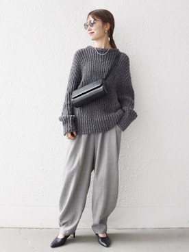 「イエベ春」｜机さん（レディース・166cm）の秋コーディネート