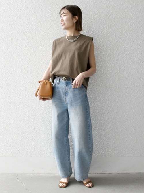 シップス　bon_meur コクーン シルエット デニム パンツ　サイズ　40 SHIPS｜bon_meur:<洗濯機可能>コクーン シルエット デニム