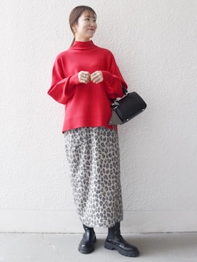 机さん（骨格ナチュラル・レディース・166cm）の秋コーディネート