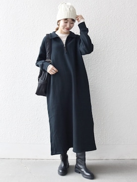 机さん（レディース・166cm）の冬コーディネート