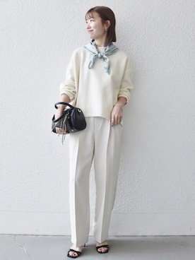 「BINDU（ビンドゥー）のアイテム」を使った、机さん（レディース・166cm）の冬コーディネート