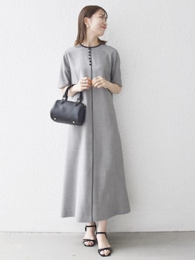 「骨格ナチュラル」｜机さん（レディース・166cm）の夏コーディネート