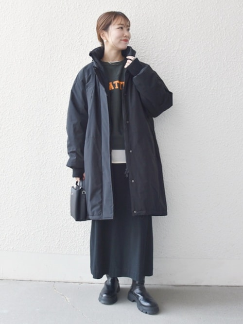 SHIPS any コート アウター any:「多機能」中綿 2WAY スタンドカラー