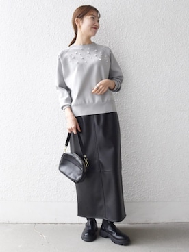 「ビジュー」｜机さん（レディース・166cm）の秋コーディネート