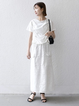 「SHIPS any（シップス エニィ）のアイテム」を使った、机さん（レディース・166cm）の夏コーディネート