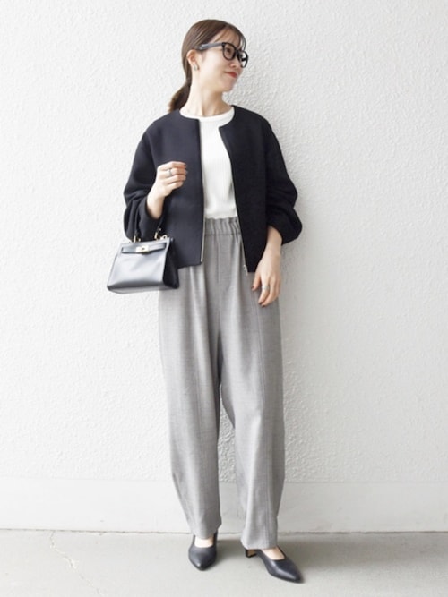 SHIPS any ジャケット ノーカラージャケット any:「洗濯機可能」ダブル