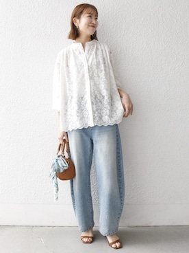 机さん(レディース・166cm)の春コーディネート