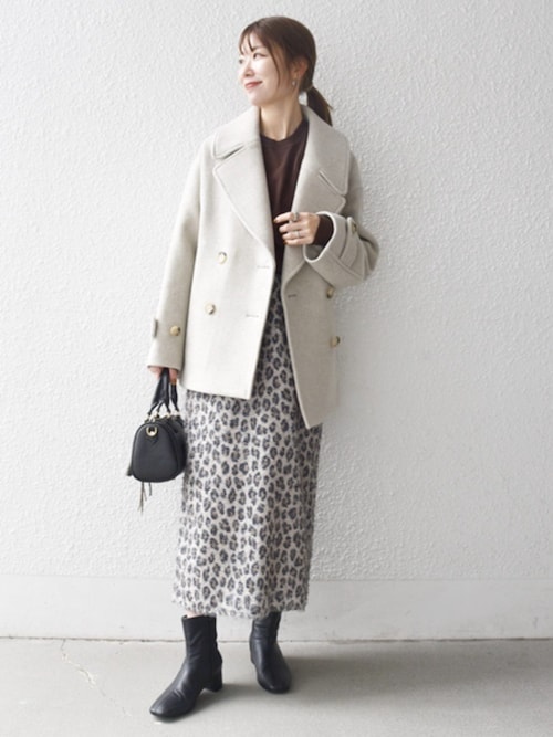 SHIPS any: カシミヤ ミックス テーラード ショート Pコート