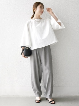 机さん（骨格ナチュラル・レディース・166cm）の夏コーディネート