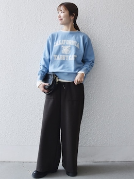 「イエベ春」｜机さん（レディース・166cm）の秋コーディネート