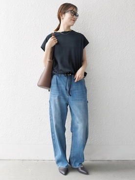 「SHIPS any（シップス エニィ）のアイテム」を使った、机さん（レディース・166cm）の夏コーディネート