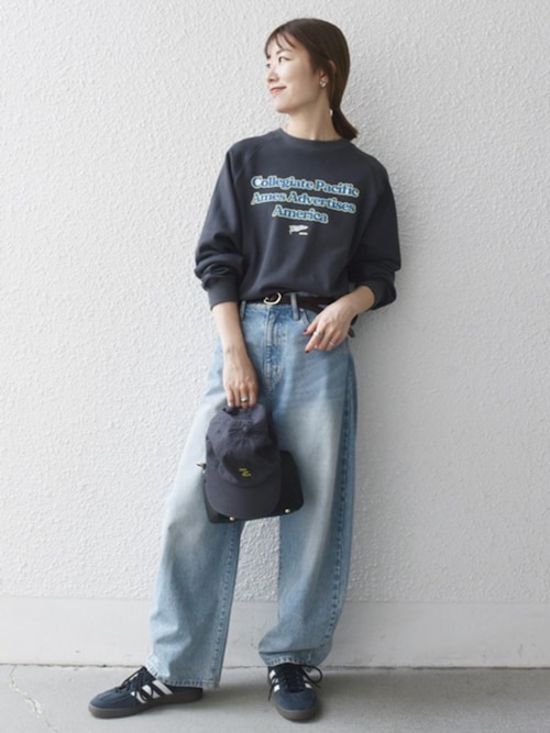 セール】【SHIPS any別注】Collegiate Pacific: ロゴ プリント ＆ 刺繍