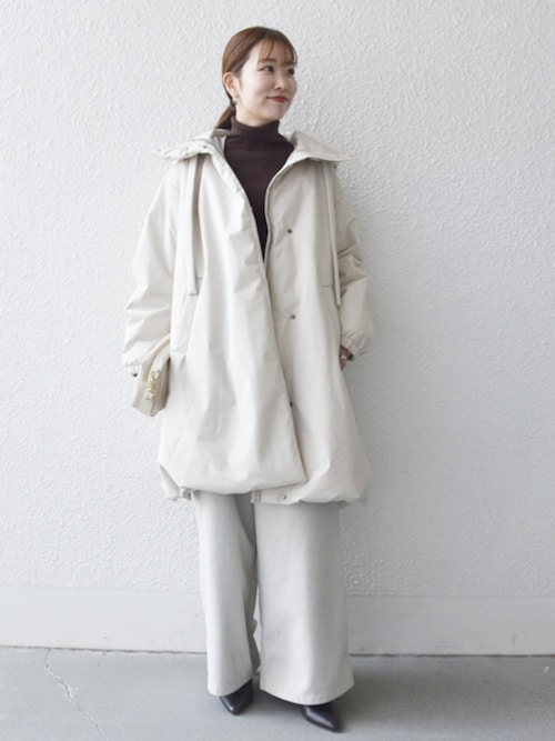 セール】SHIPS any:〈多機能〉中綿 2WAY フーディー テントライン