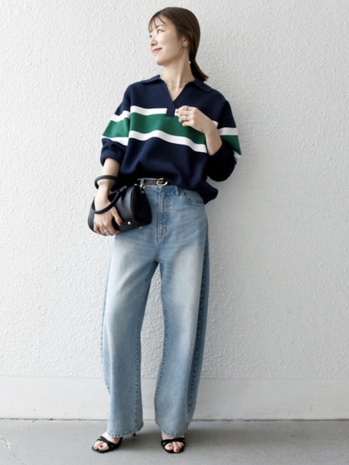 bon_meur:〈洗濯機可能〉コクーン シルエット デニム パンツ
