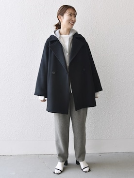 「SHIPS any（シップス エニィ）のアイテム（その他アウター）」を使った、机さん（レディース・166cm）の秋コーディネート