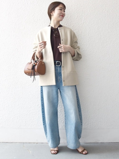 bon_meur:〈洗濯機可能〉コクーン シルエット デニム パンツ