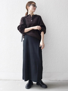 机さん(レディース・166cm)の冬コーディネート
